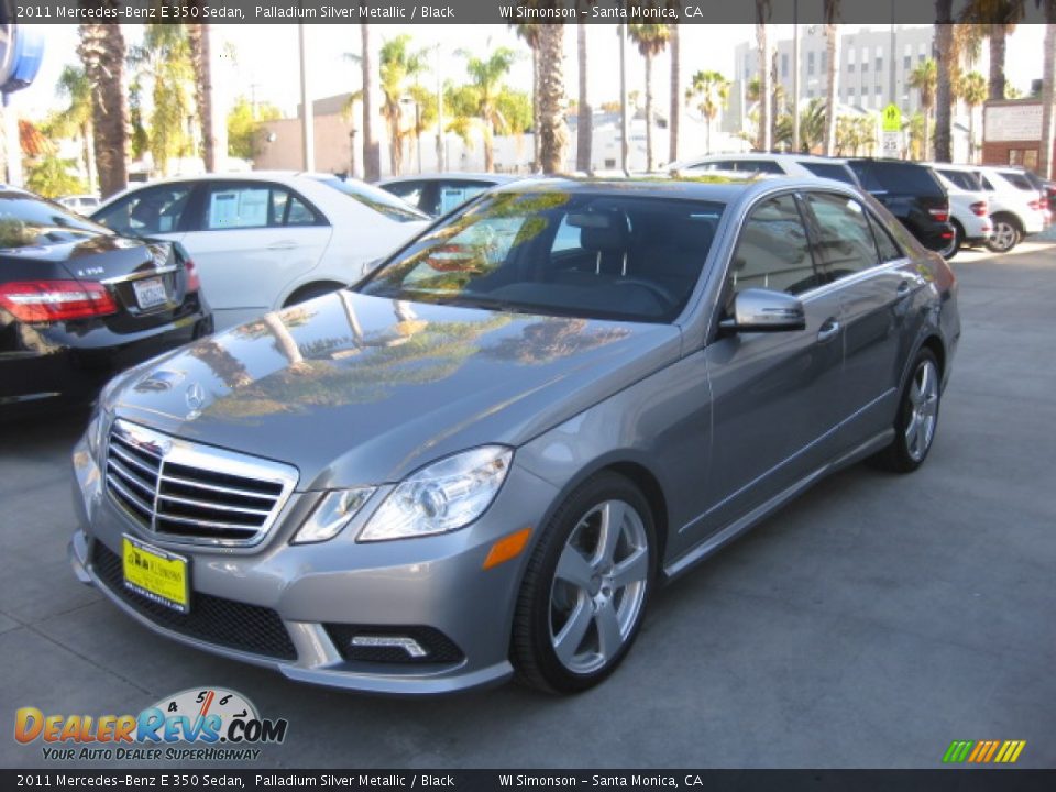 2011 Mercedes-Benz E 350 Sedan Palladium Silver Metallic / Black Photo #5