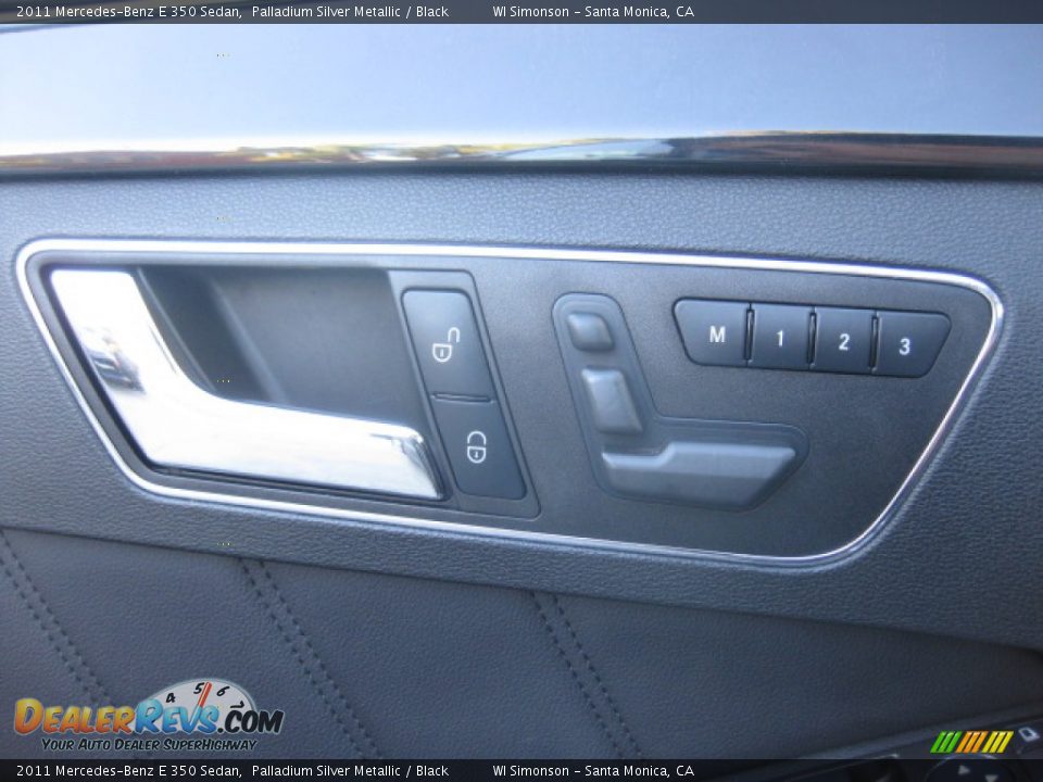 2011 Mercedes-Benz E 350 Sedan Palladium Silver Metallic / Black Photo #7