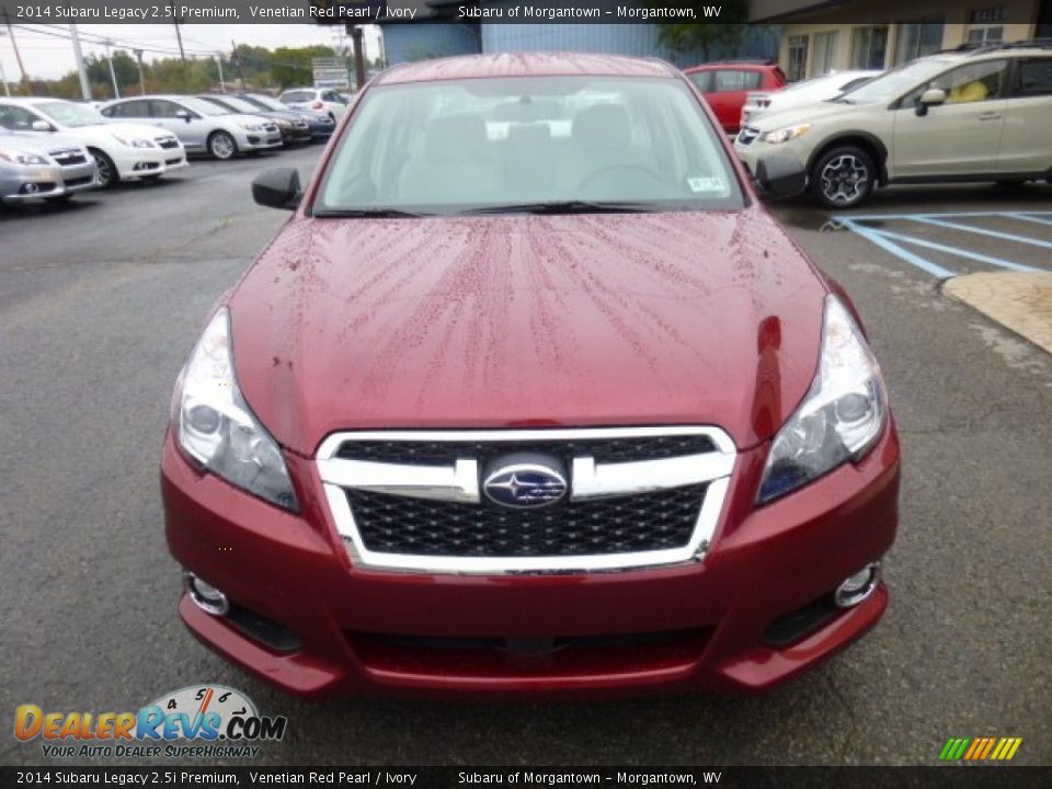 2014 Subaru Legacy 2.5i Premium Venetian Red Pearl / Ivory Photo #2