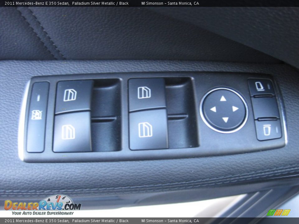 2011 Mercedes-Benz E 350 Sedan Palladium Silver Metallic / Black Photo #8