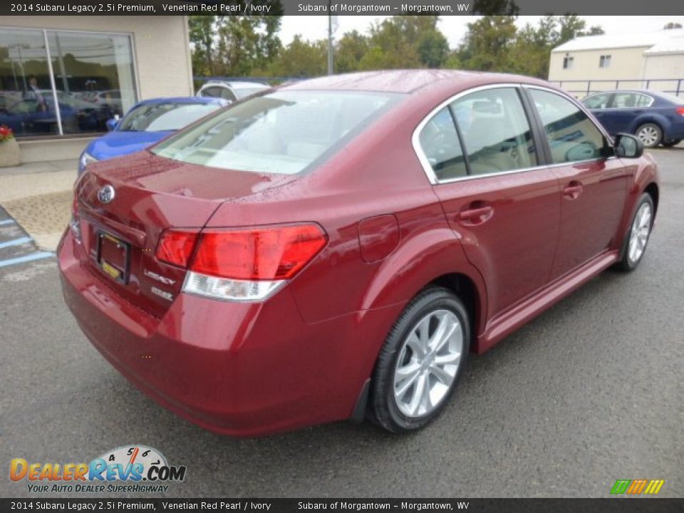 2014 Subaru Legacy 2.5i Premium Venetian Red Pearl / Ivory Photo #7