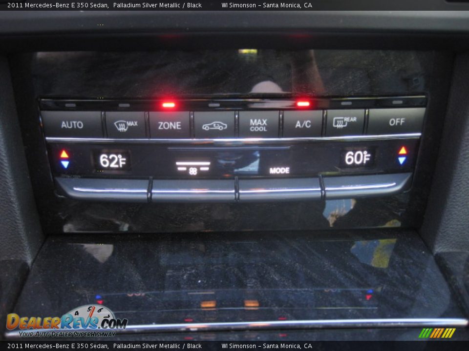2011 Mercedes-Benz E 350 Sedan Palladium Silver Metallic / Black Photo #13