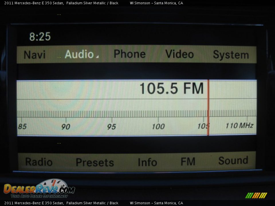 2011 Mercedes-Benz E 350 Sedan Palladium Silver Metallic / Black Photo #15