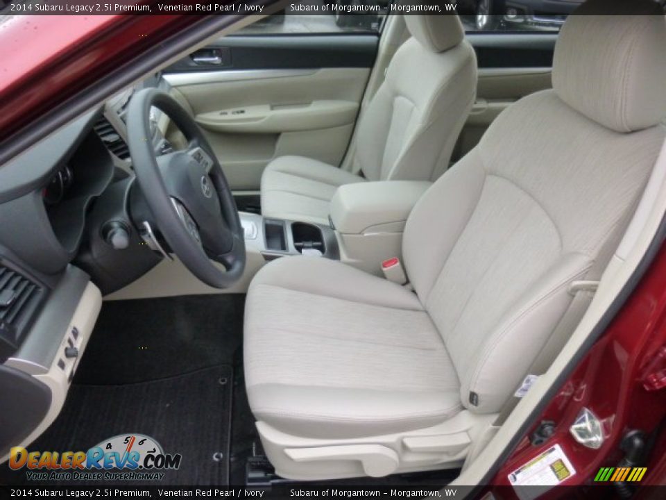 2014 Subaru Legacy 2.5i Premium Venetian Red Pearl / Ivory Photo #14