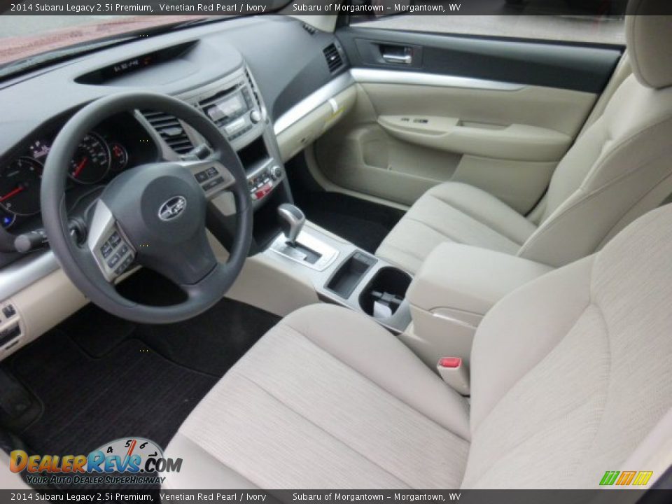 2014 Subaru Legacy 2.5i Premium Venetian Red Pearl / Ivory Photo #15