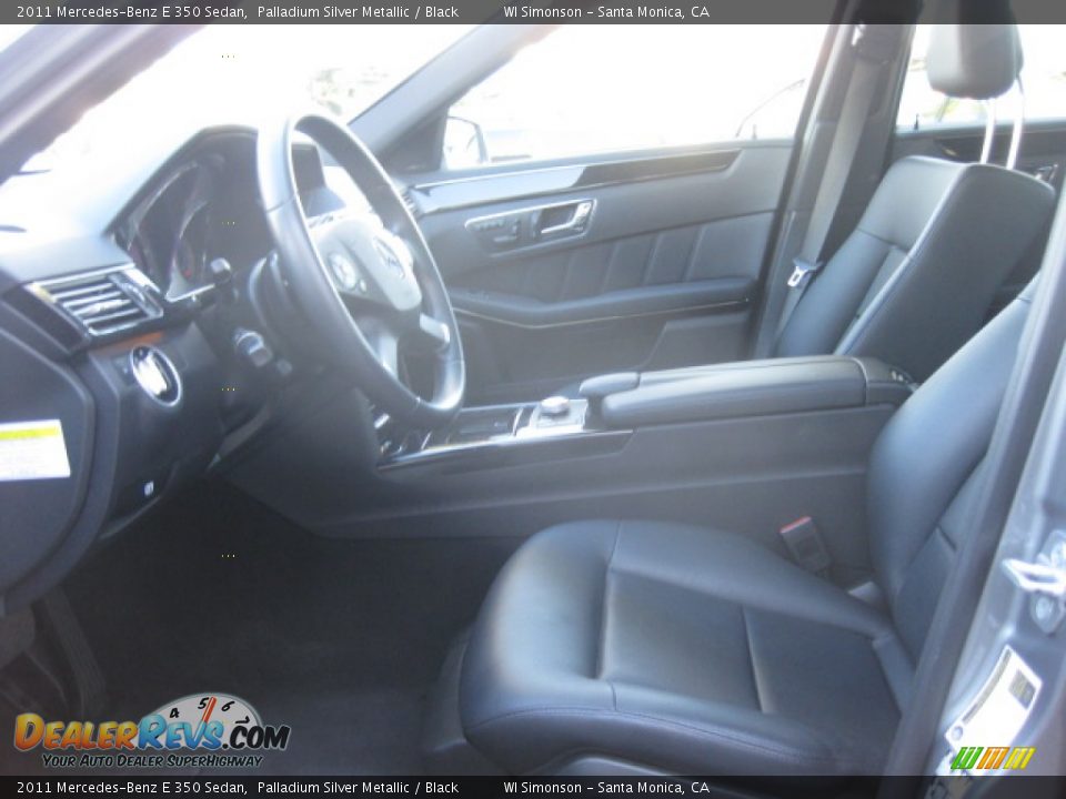 2011 Mercedes-Benz E 350 Sedan Palladium Silver Metallic / Black Photo #19
