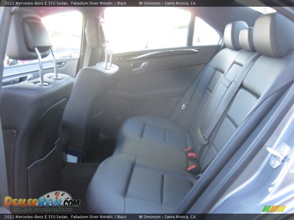 2011 Mercedes-Benz E 350 Sedan Palladium Silver Metallic / Black Photo #20