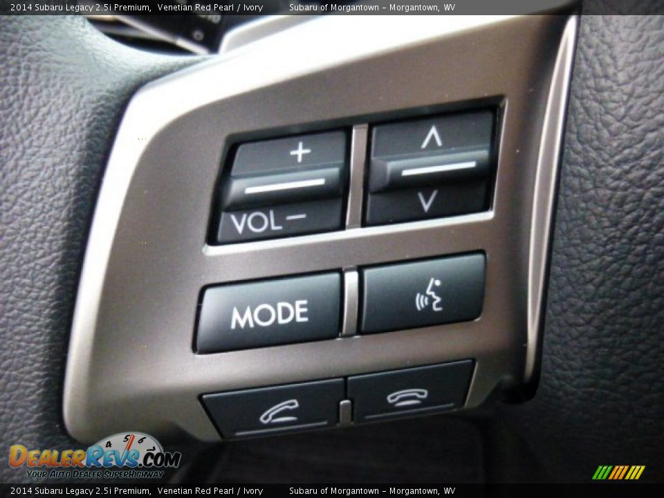 2014 Subaru Legacy 2.5i Premium Venetian Red Pearl / Ivory Photo #17