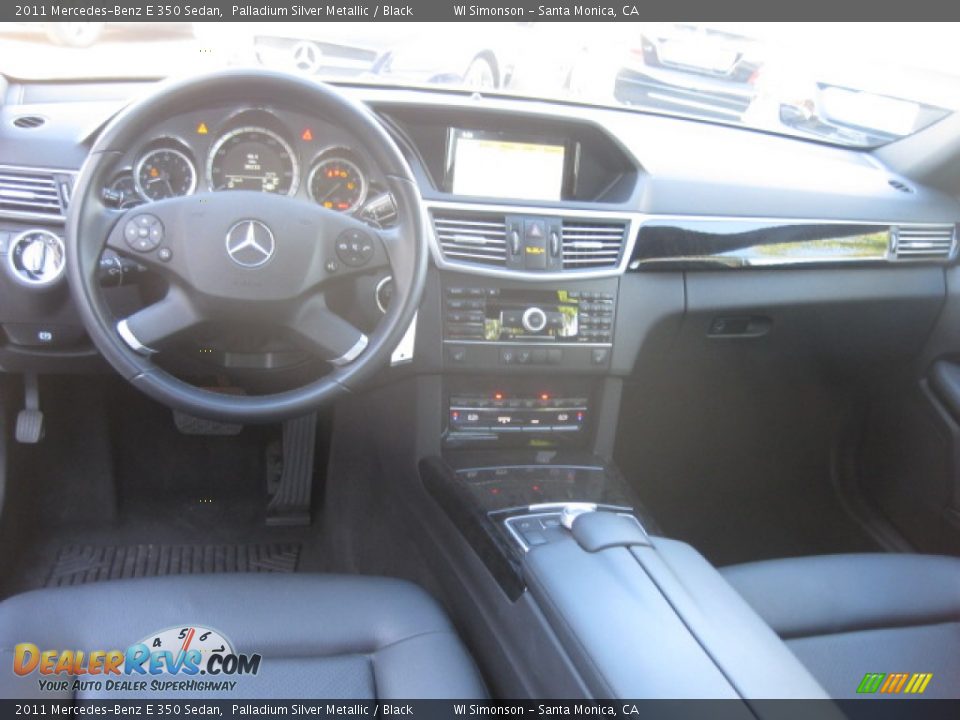2011 Mercedes-Benz E 350 Sedan Palladium Silver Metallic / Black Photo #21