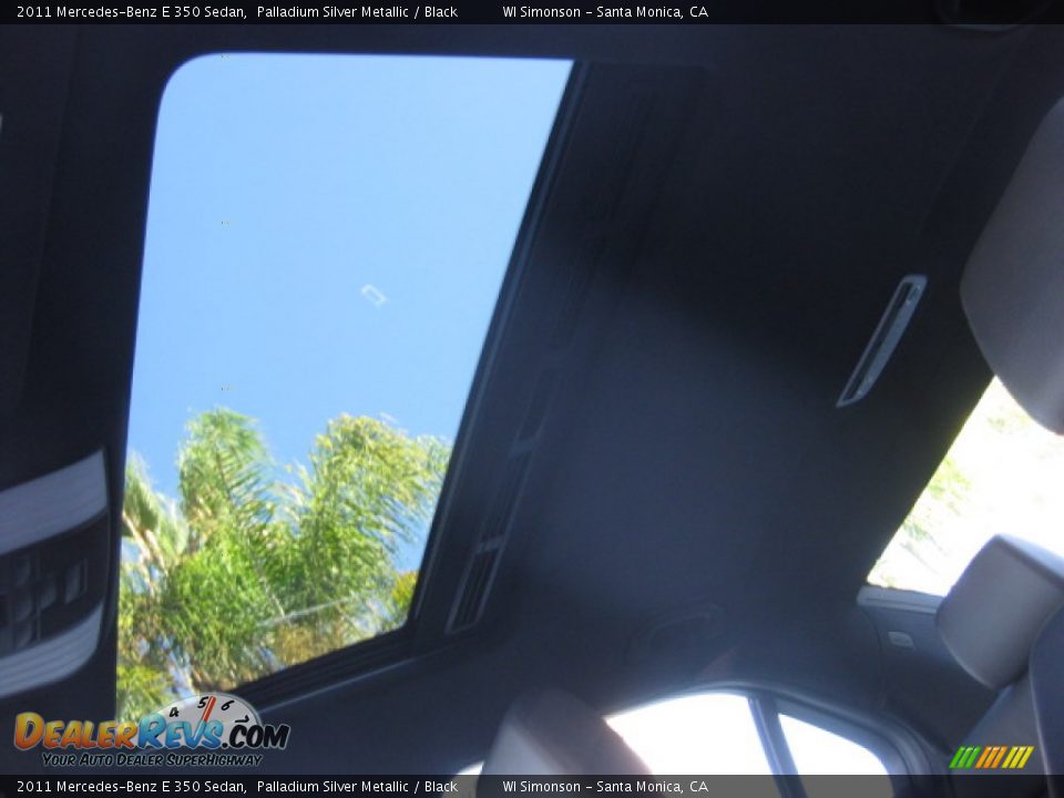 2011 Mercedes-Benz E 350 Sedan Palladium Silver Metallic / Black Photo #22
