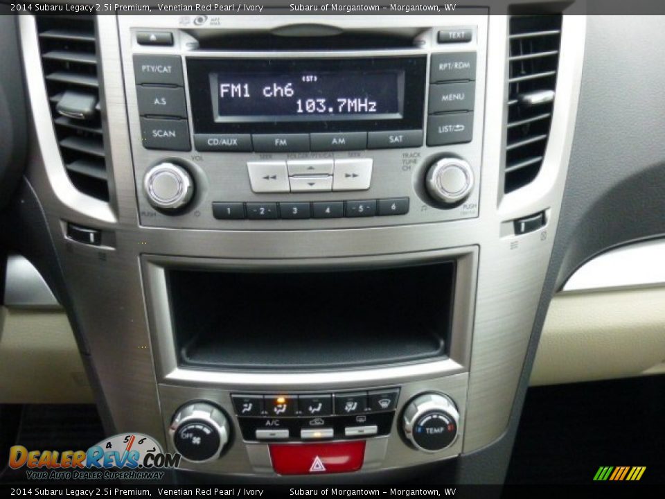 2014 Subaru Legacy 2.5i Premium Venetian Red Pearl / Ivory Photo #19