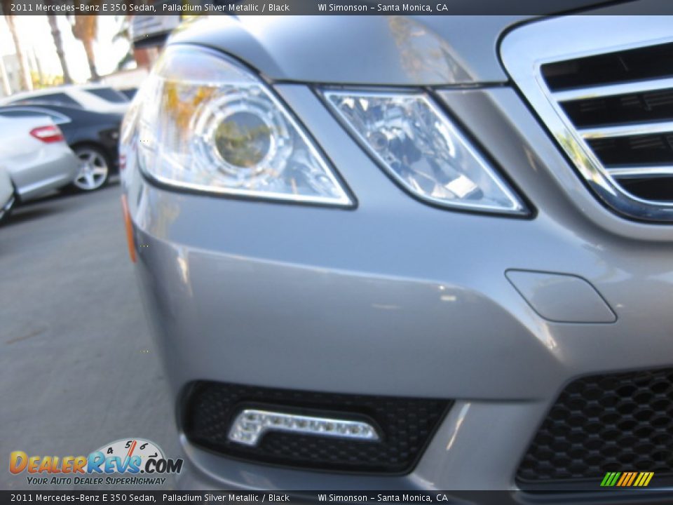 2011 Mercedes-Benz E 350 Sedan Palladium Silver Metallic / Black Photo #23