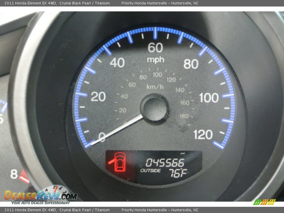 2011 Honda Element EX 4WD Crystal Black Pearl / Titanium Photo #17