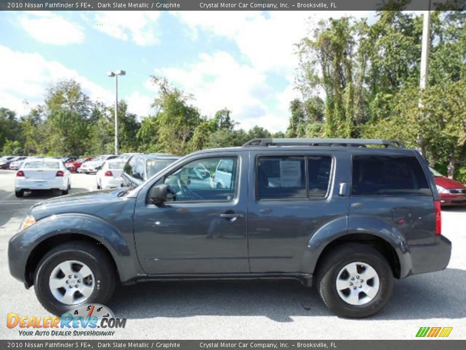 2010 Nissan Pathfinder S FE+ Dark Slate Metallic / Graphite Photo #2
