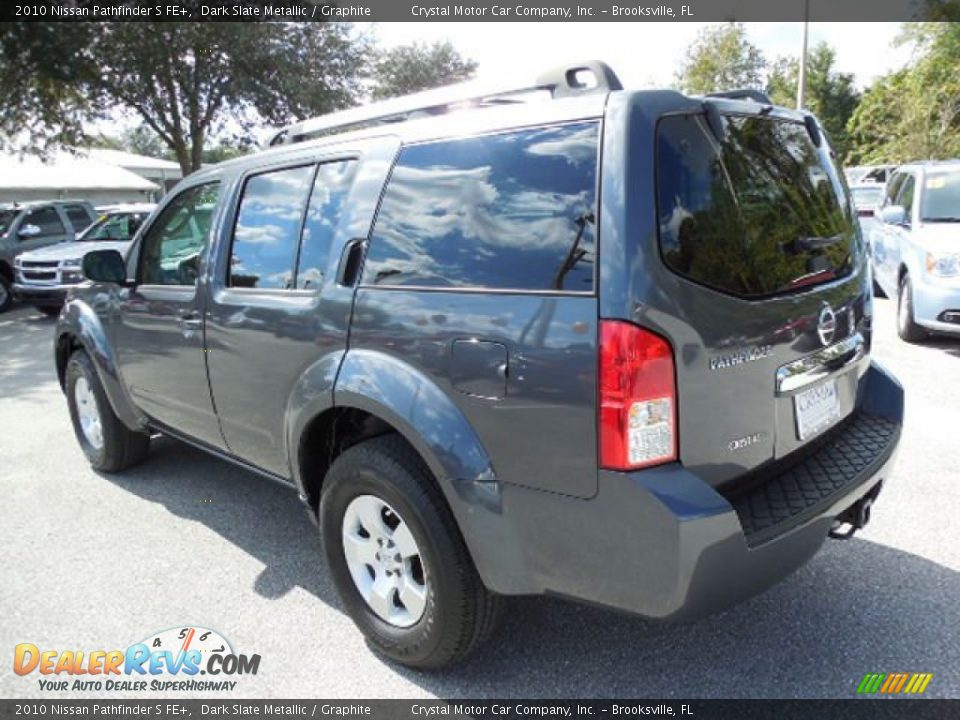 2010 Nissan Pathfinder S FE+ Dark Slate Metallic / Graphite Photo #3