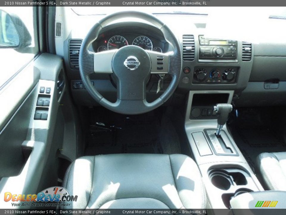 2010 Nissan Pathfinder S FE+ Dark Slate Metallic / Graphite Photo #7
