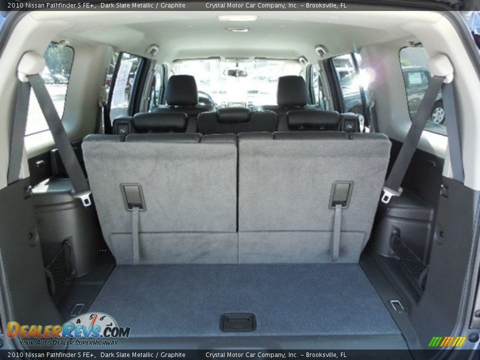 2010 Nissan Pathfinder S FE+ Dark Slate Metallic / Graphite Photo #8