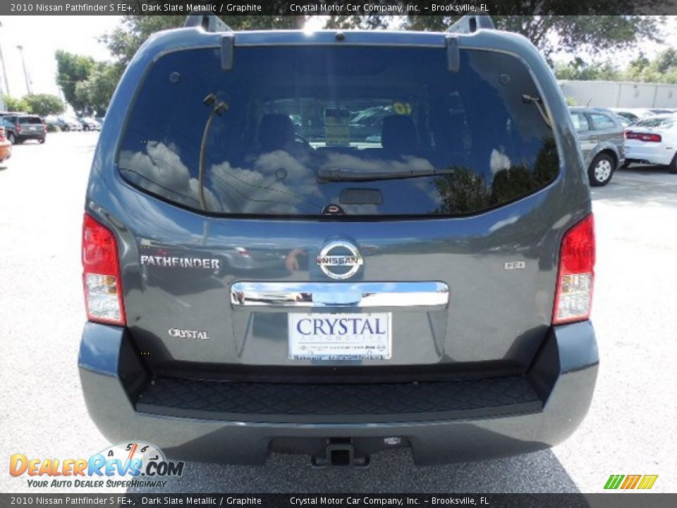 2010 Nissan Pathfinder S FE+ Dark Slate Metallic / Graphite Photo #9