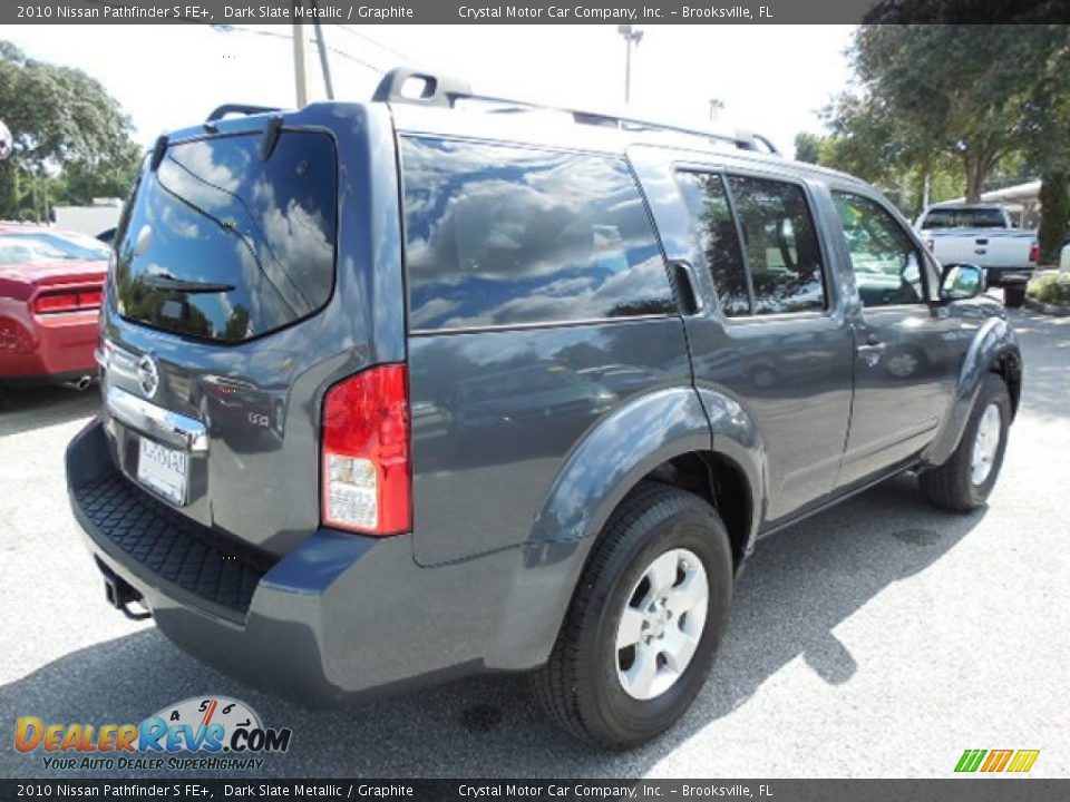2010 Nissan Pathfinder S FE+ Dark Slate Metallic / Graphite Photo #10