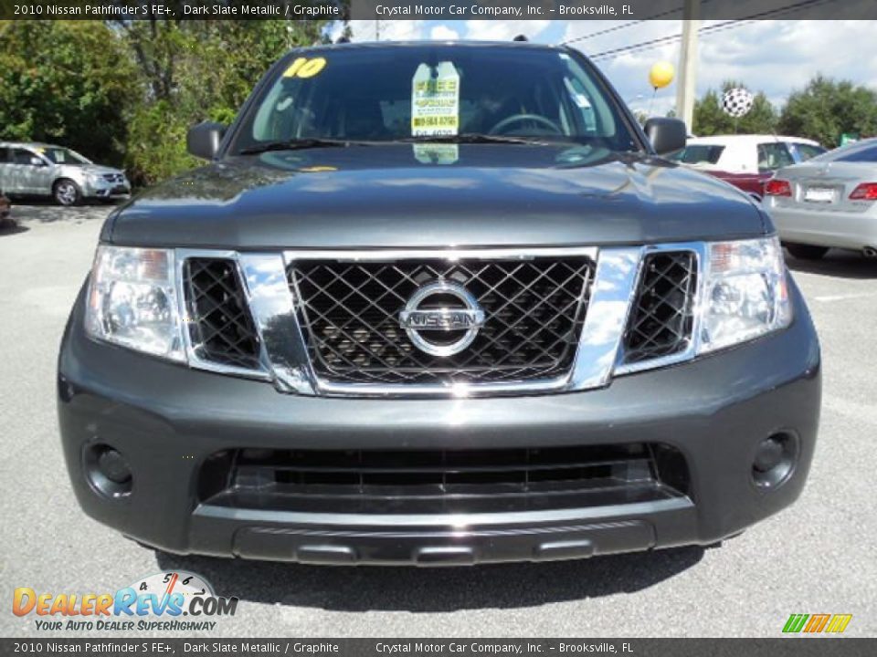 2010 Nissan Pathfinder S FE+ Dark Slate Metallic / Graphite Photo #15