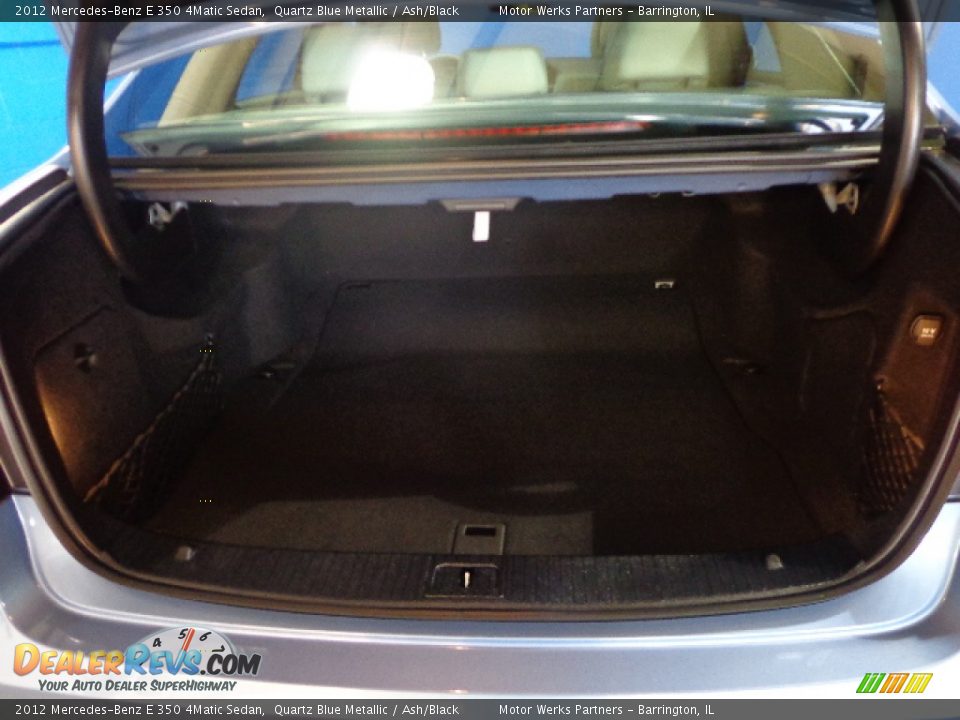 2012 Mercedes-Benz E 350 4Matic Sedan Quartz Blue Metallic / Ash/Black Photo #27