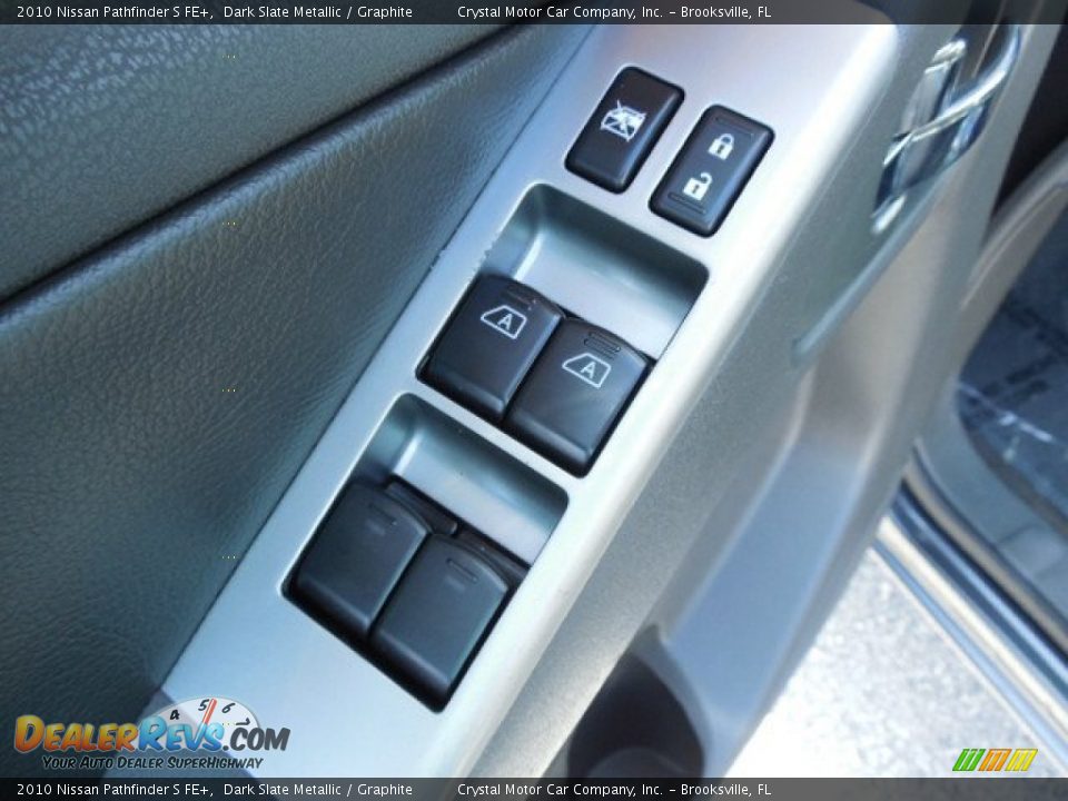 2010 Nissan Pathfinder S FE+ Dark Slate Metallic / Graphite Photo #19