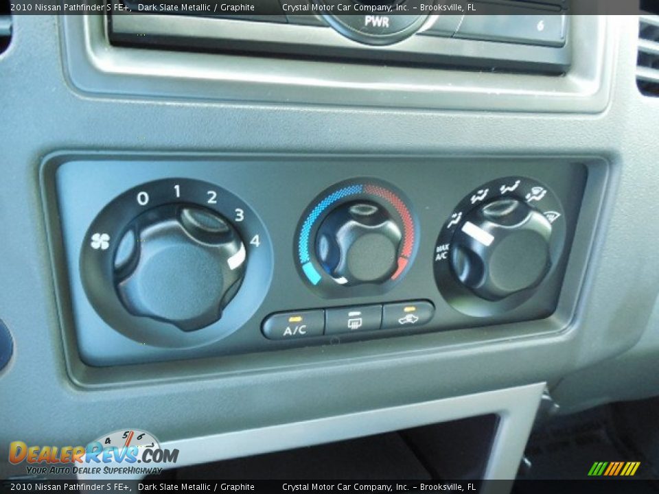 2010 Nissan Pathfinder S FE+ Dark Slate Metallic / Graphite Photo #22