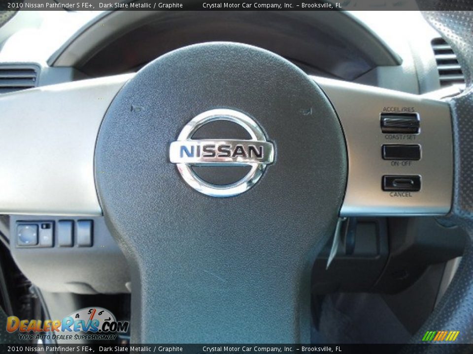 2010 Nissan Pathfinder S FE+ Dark Slate Metallic / Graphite Photo #23