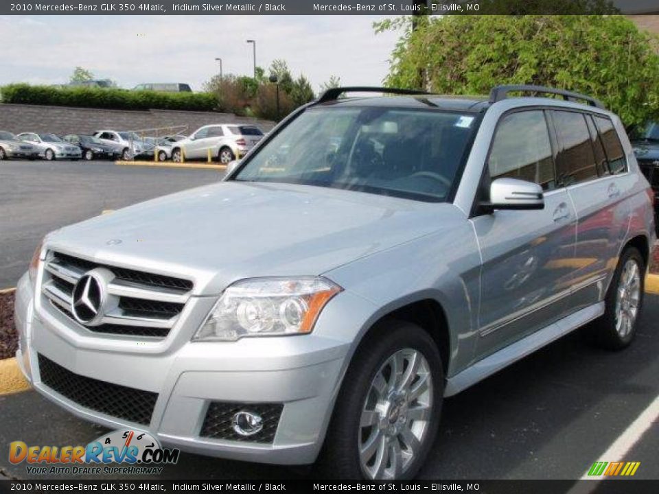 2010 Mercedes-Benz GLK 350 4Matic Iridium Silver Metallic / Black Photo #1