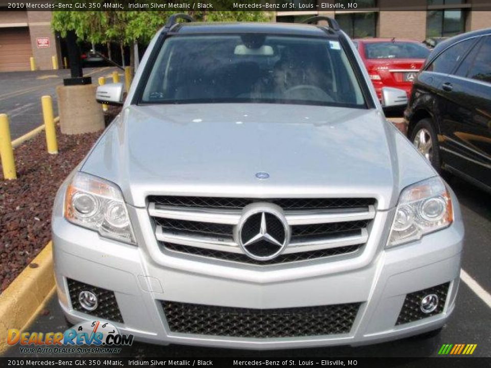 2010 Mercedes-Benz GLK 350 4Matic Iridium Silver Metallic / Black Photo #2
