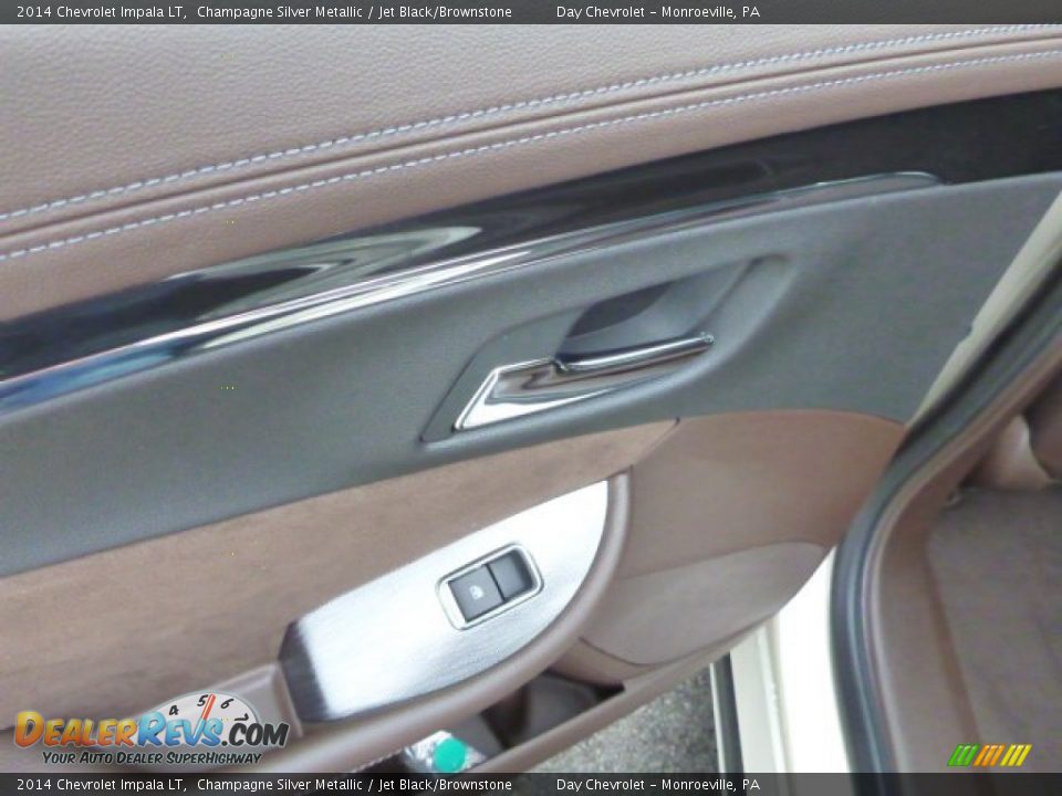 2014 Chevrolet Impala LT Champagne Silver Metallic / Jet Black/Brownstone Photo #14