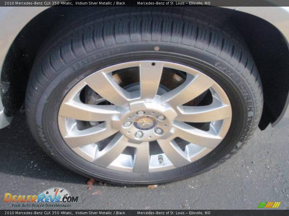 2010 Mercedes-Benz GLK 350 4Matic Iridium Silver Metallic / Black Photo #4