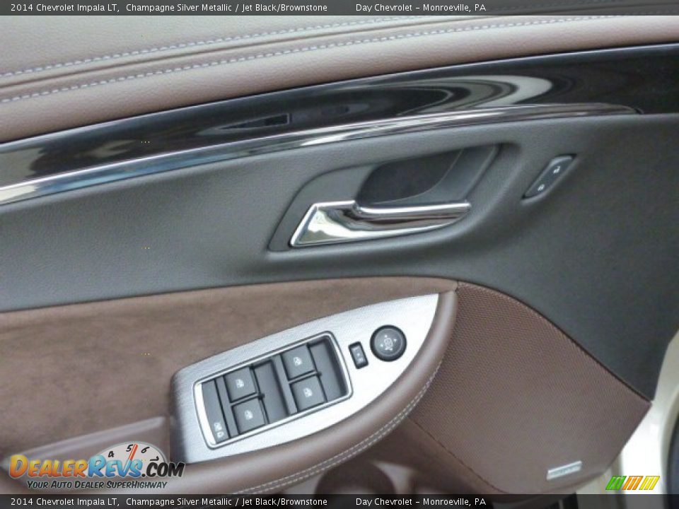 2014 Chevrolet Impala LT Champagne Silver Metallic / Jet Black/Brownstone Photo #15