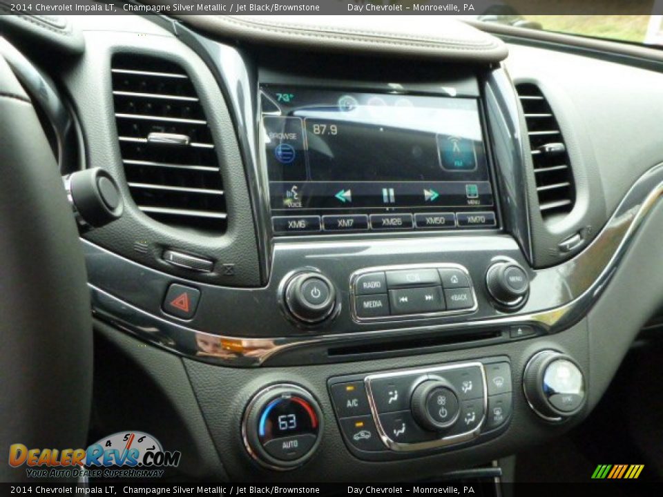2014 Chevrolet Impala LT Champagne Silver Metallic / Jet Black/Brownstone Photo #18