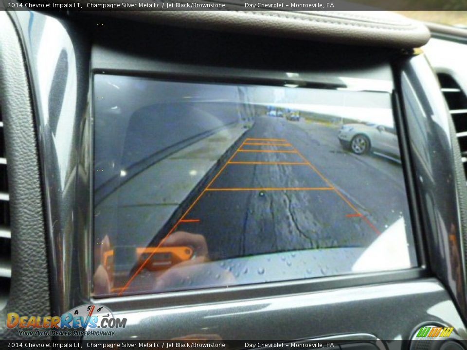 2014 Chevrolet Impala LT Champagne Silver Metallic / Jet Black/Brownstone Photo #19
