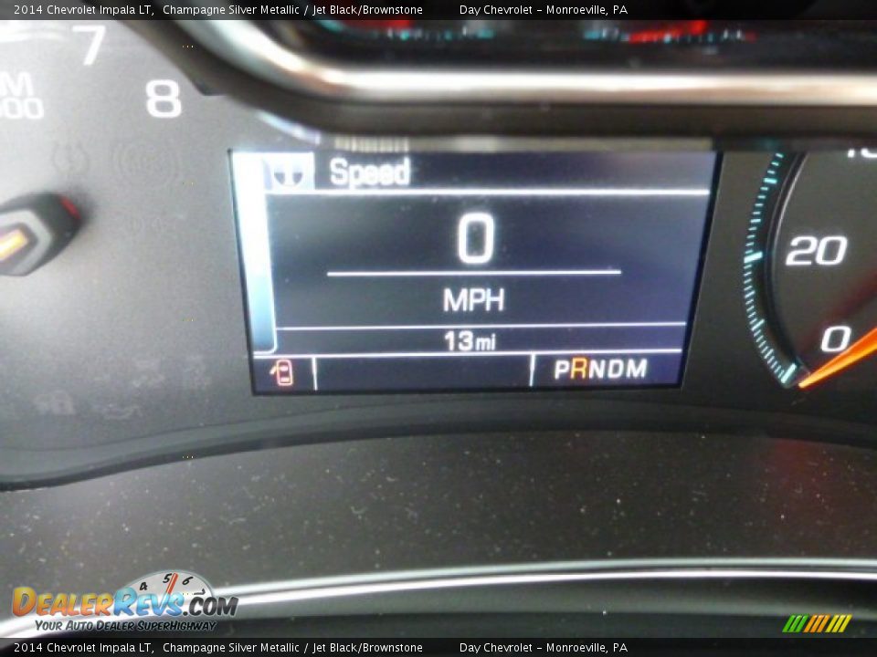 2014 Chevrolet Impala LT Champagne Silver Metallic / Jet Black/Brownstone Photo #20