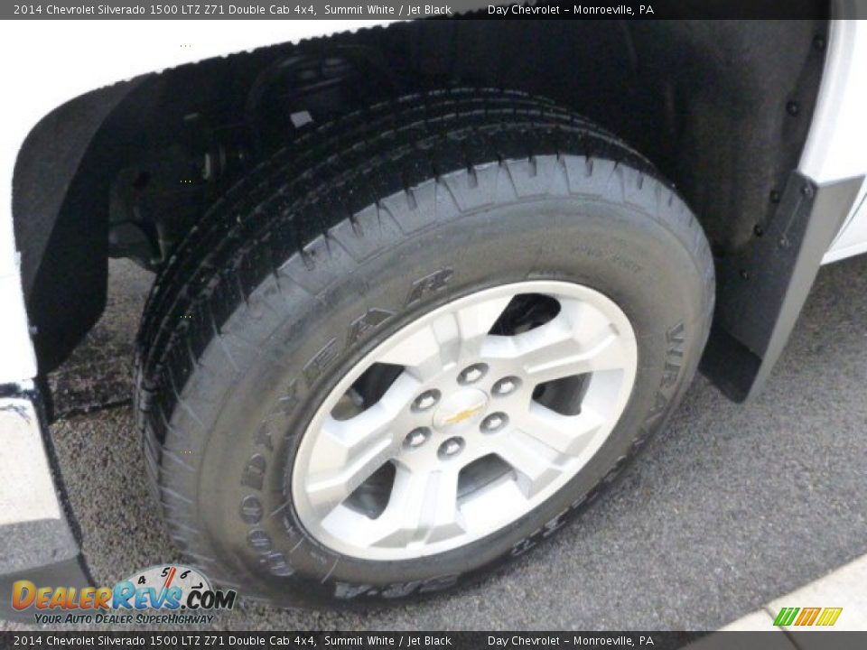 2014 Chevrolet Silverado 1500 LTZ Z71 Double Cab 4x4 Summit White / Jet Black Photo #9