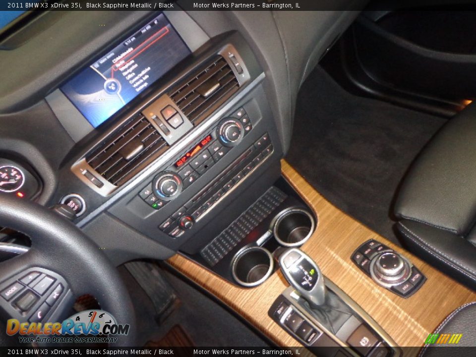 2011 BMW X3 xDrive 35i Black Sapphire Metallic / Black Photo #24