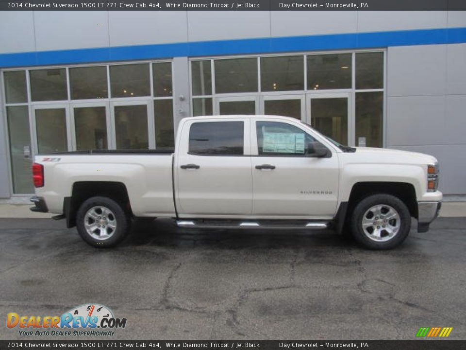 2014 Chevrolet Silverado 1500 LT Z71 Crew Cab 4x4 White Diamond Tricoat / Jet Black Photo #2