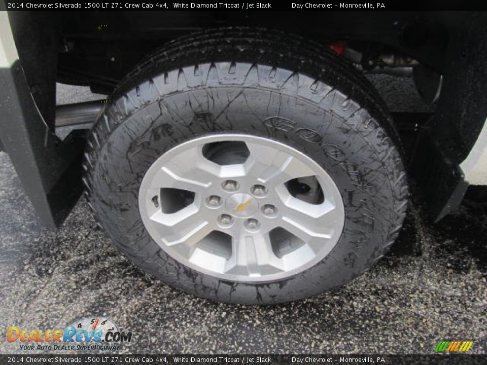 2014 Chevrolet Silverado 1500 LT Z71 Crew Cab 4x4 White Diamond Tricoat / Jet Black Photo #3
