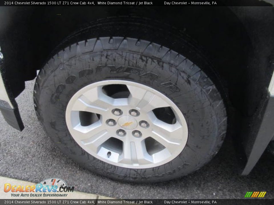 2014 Chevrolet Silverado 1500 LT Z71 Crew Cab 4x4 White Diamond Tricoat / Jet Black Photo #8