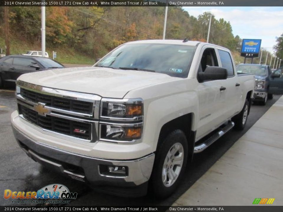2014 Chevrolet Silverado 1500 LT Z71 Crew Cab 4x4 White Diamond Tricoat / Jet Black Photo #9