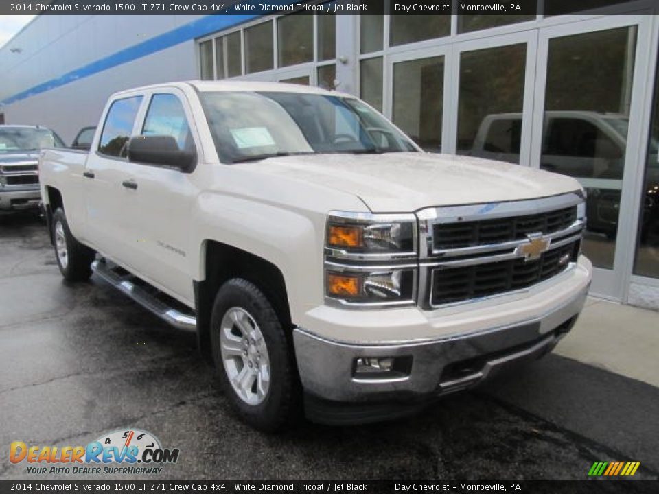 2014 Chevrolet Silverado 1500 LT Z71 Crew Cab 4x4 White Diamond Tricoat / Jet Black Photo #11