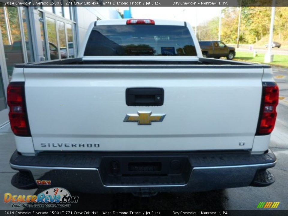 2014 Chevrolet Silverado 1500 LT Z71 Crew Cab 4x4 White Diamond Tricoat / Jet Black Photo #4