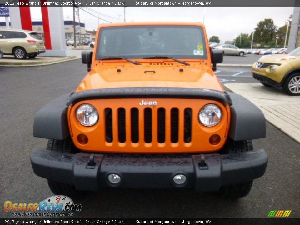 2013 Jeep Wrangler Unlimited Sport S 4x4 Crush Orange / Black Photo #2