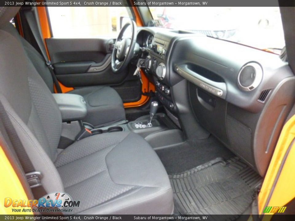 2013 Jeep Wrangler Unlimited Sport S 4x4 Crush Orange / Black Photo #4