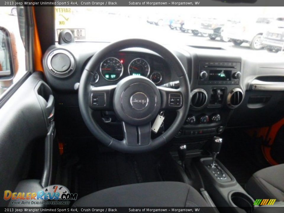 2013 Jeep Wrangler Unlimited Sport S 4x4 Crush Orange / Black Photo #6