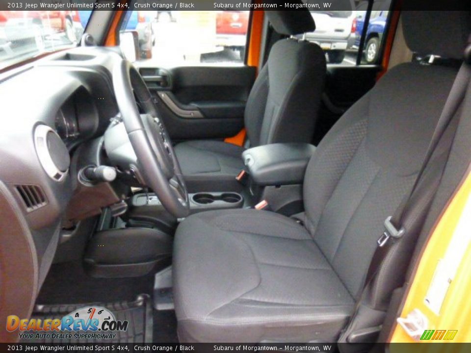 2013 Jeep Wrangler Unlimited Sport S 4x4 Crush Orange / Black Photo #7