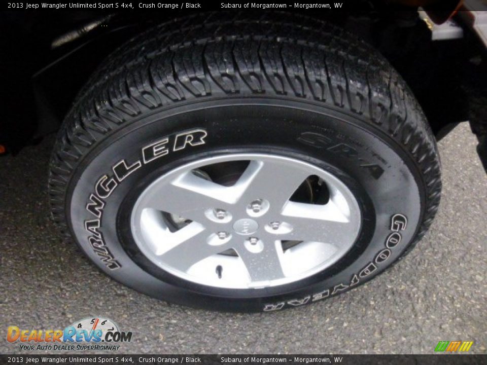 2013 Jeep Wrangler Unlimited Sport S 4x4 Crush Orange / Black Photo #13