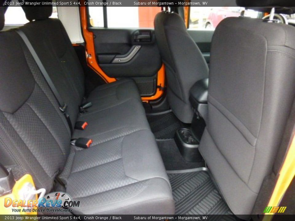 2013 Jeep Wrangler Unlimited Sport S 4x4 Crush Orange / Black Photo #14
